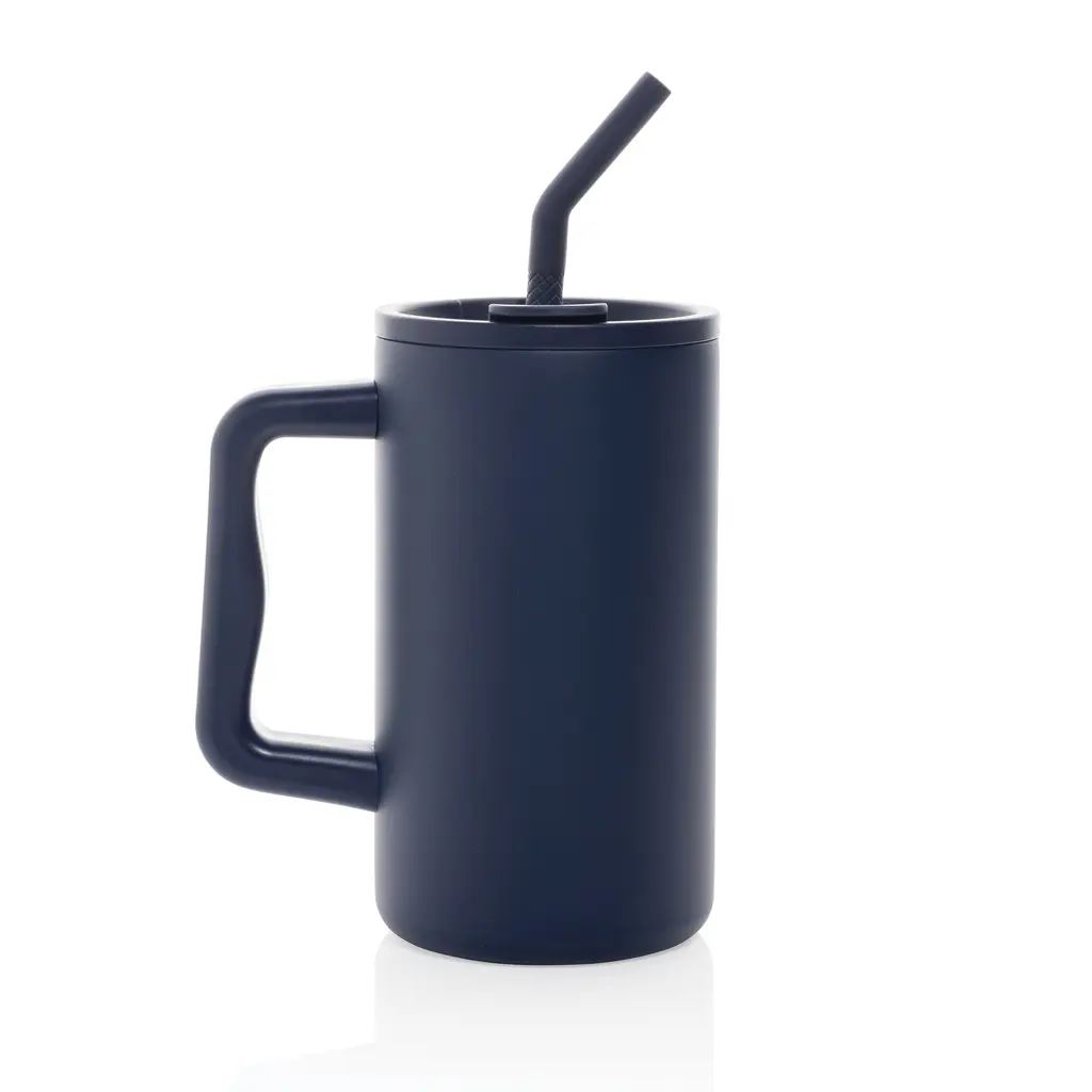 Termo šalica od recikliranog čelika 800 ml Cube RCS P437.31 navy-5