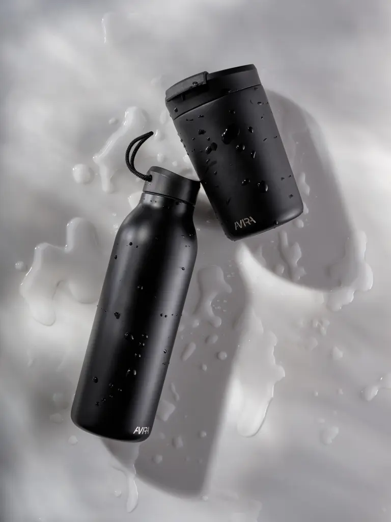 Čaša od nehrđajućeg čelika 300 ml Avira Alya RCS P438.02 black-11
