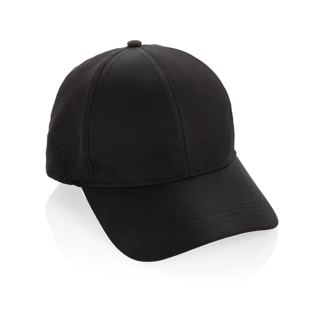 Sportska kapa sa 6 ploča Impact AWARE™ RPET P453.25 black-1
