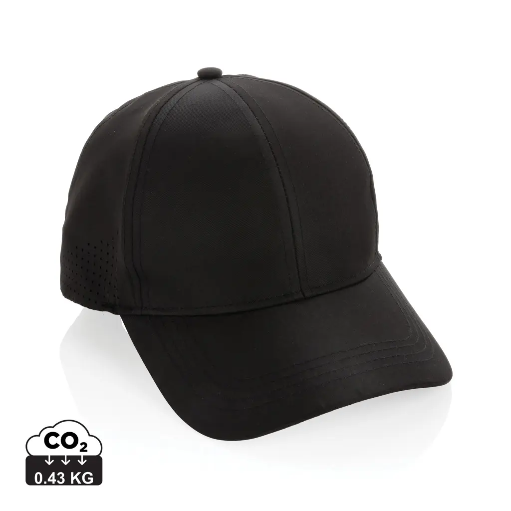 Sportska kapa sa 6 ploča Impact AWARE™ RPET P453.25 black-0