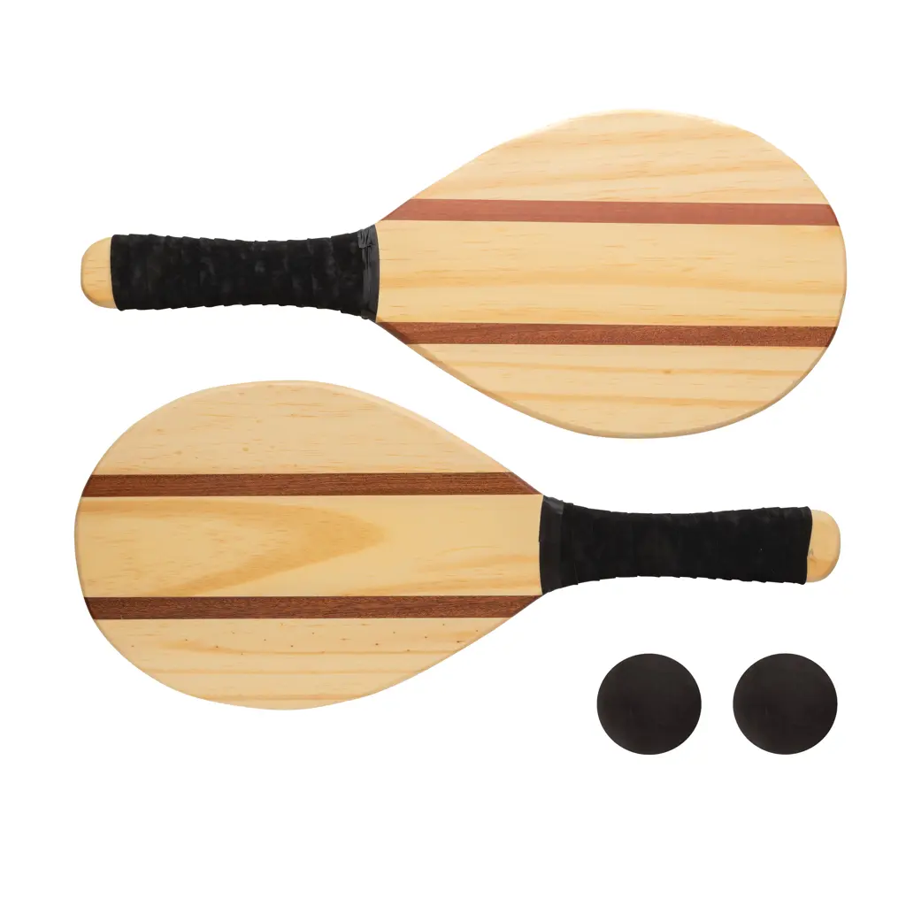 Drveni set za tenis freskobol P453.50 brown-1