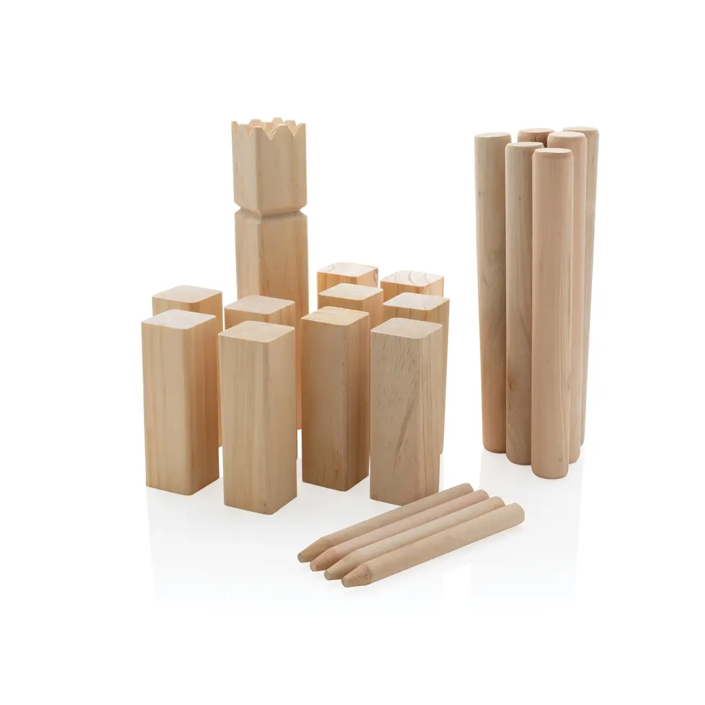 Drveni set za kubb P453.51 brown-1