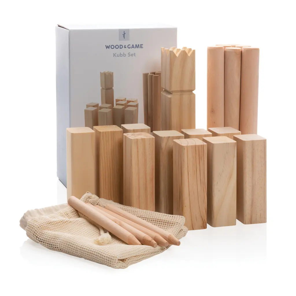 Drveni set za kubb P453.51 brown-6