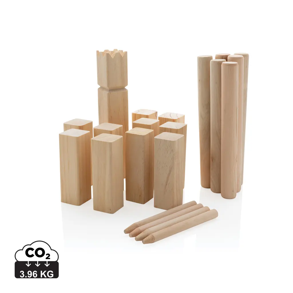 Drveni set za kubb P453.51 brown-0