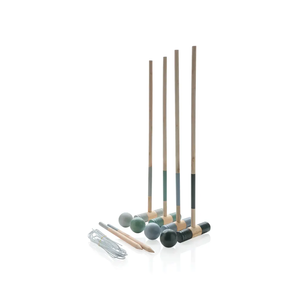 Drveni set za kriket P453.53 brown-1