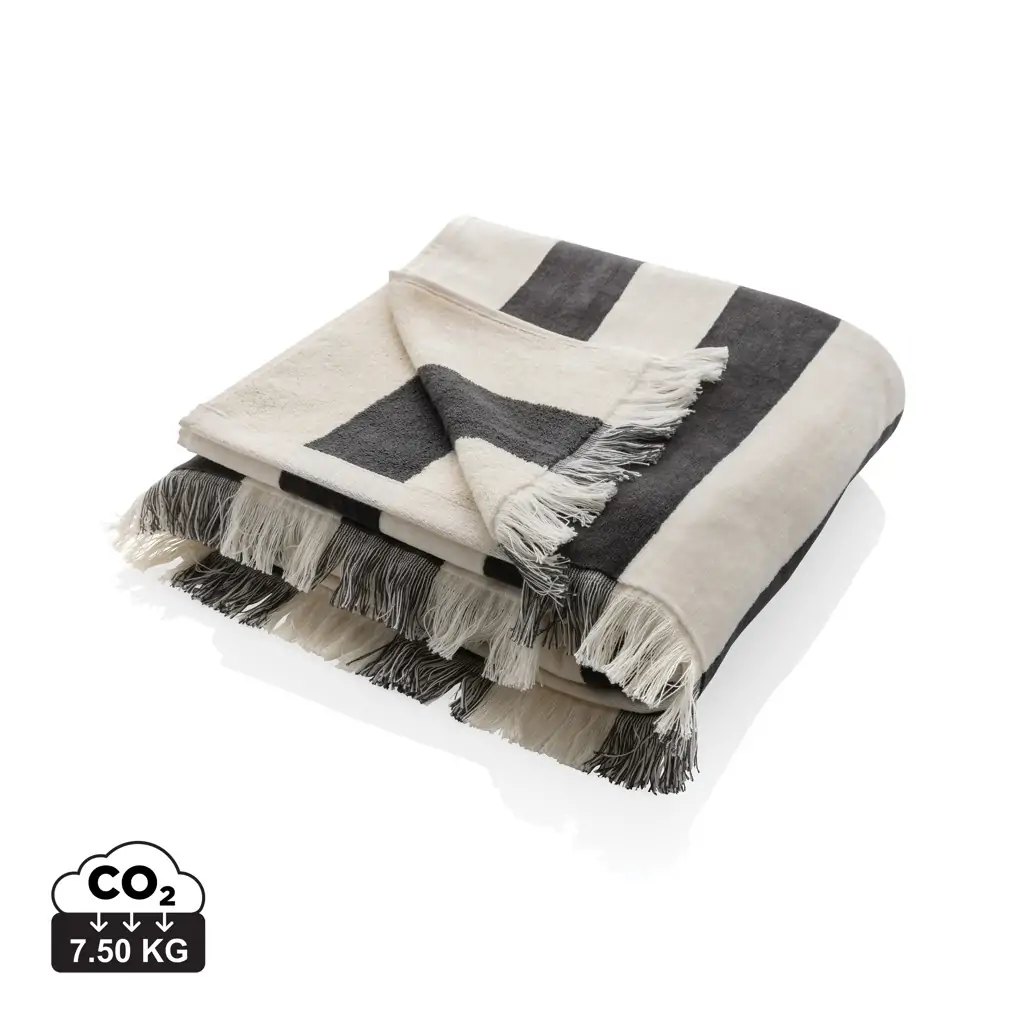 Ručnik za plažu 100x180 cm Ukiyo Yukari AWARE™ P453.83 anthracite-6
