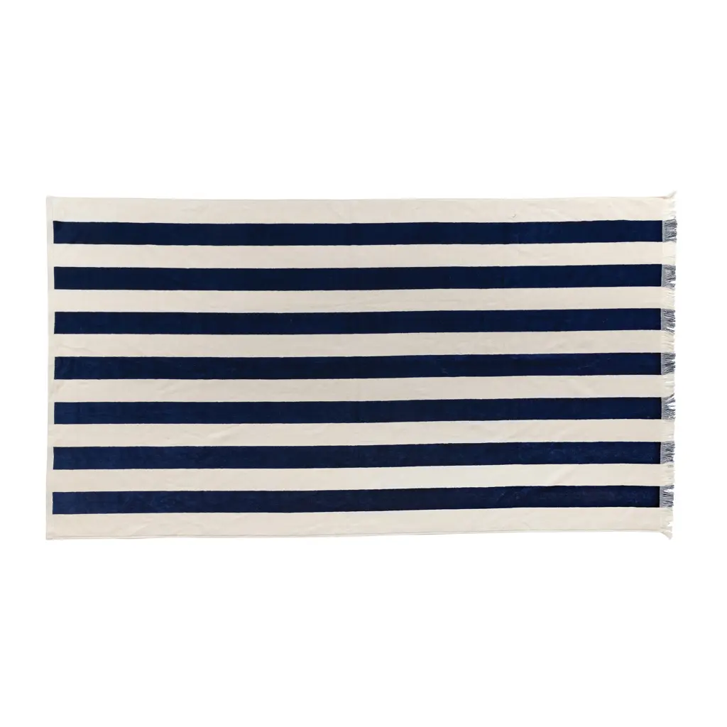 Ručnik za plažu 100x180 cm Ukiyo Yukari AWARE™ P453.83 navy-2