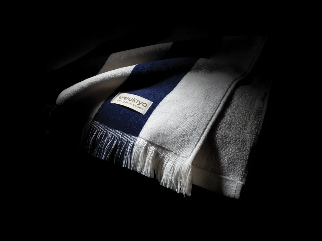 Ručnik za plažu 100x180 cm Ukiyo Yukari AWARE™ P453.83 navy-10