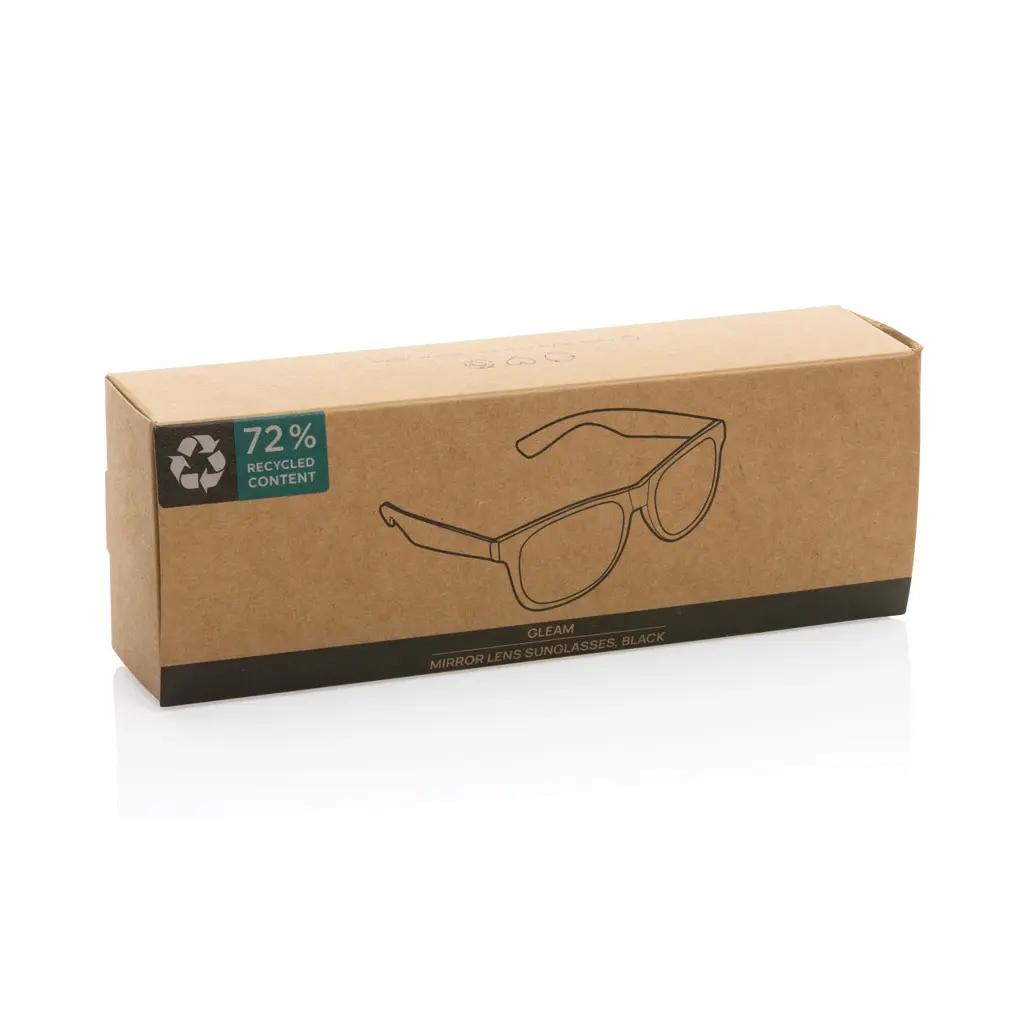 Sunčane naočale Gleam RCS reciklirane PC zrcalne leće P453.87 black-9
