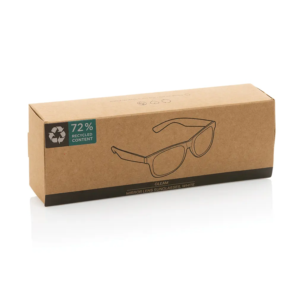 Sunčane naočale Gleam RCS reciklirane PC zrcalne leće P453.87 white-9