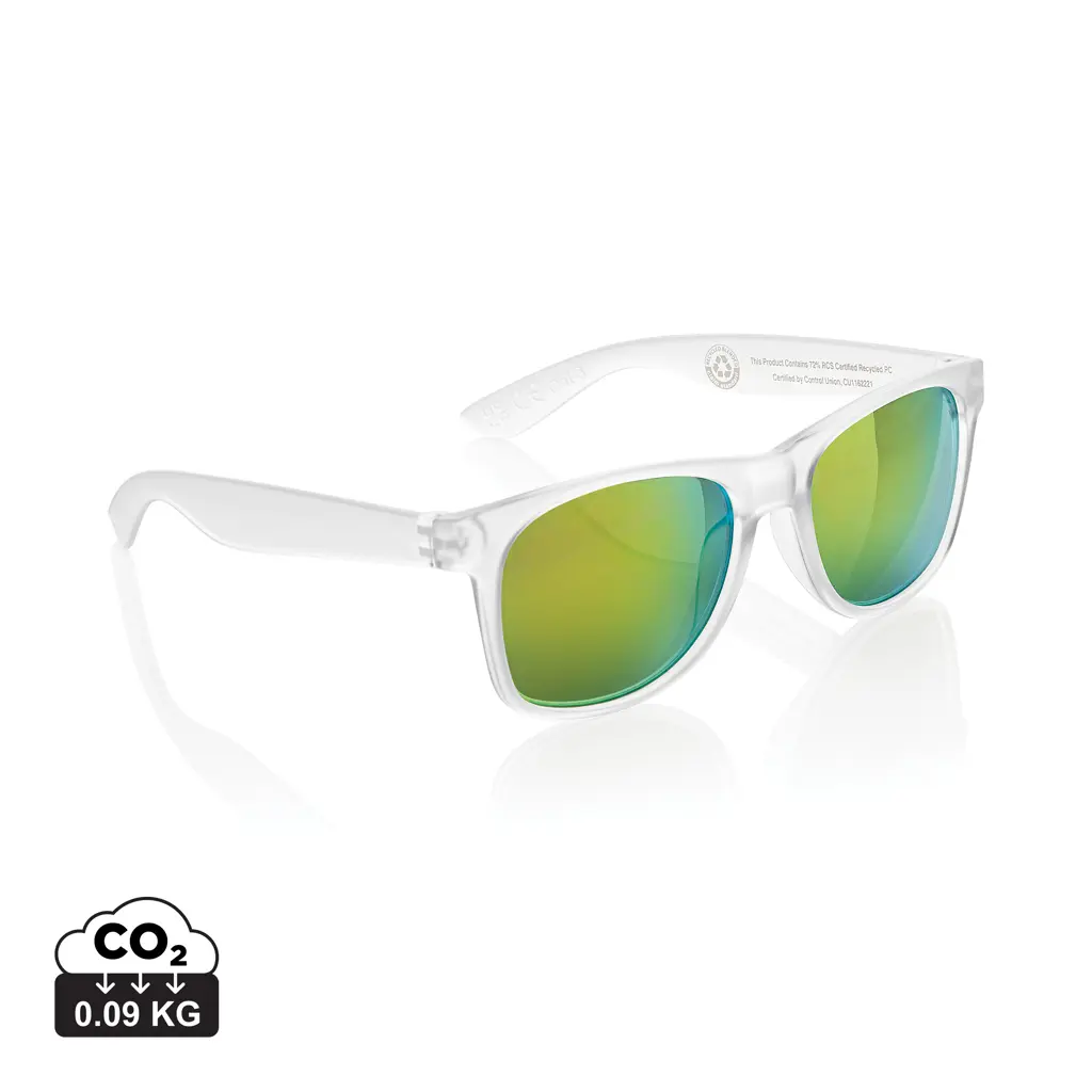 Sunčane naočale Gleam RCS reciklirane PC zrcalne leće P453.87 white-0
