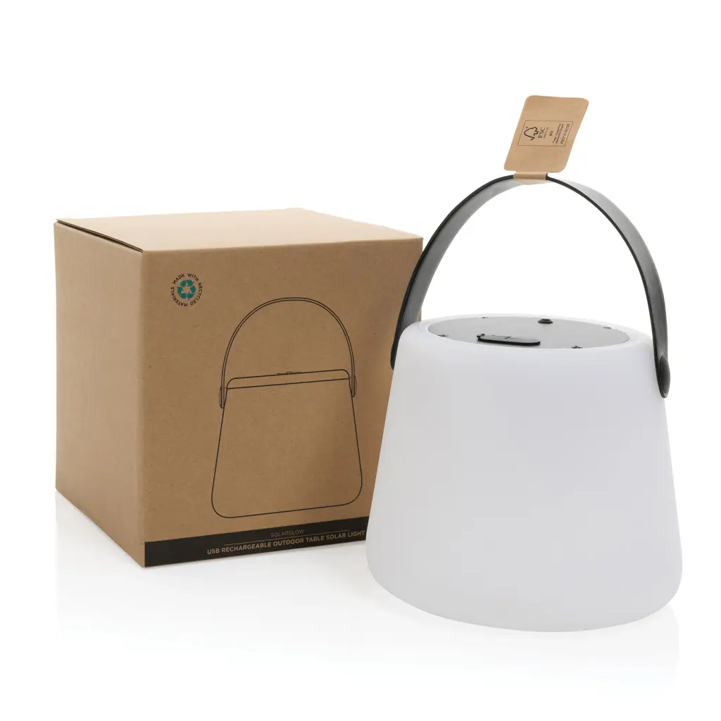 USB punjivo vanjsko svjetlo SolarGlow RCS reciklirani ABS P513.47 white-12