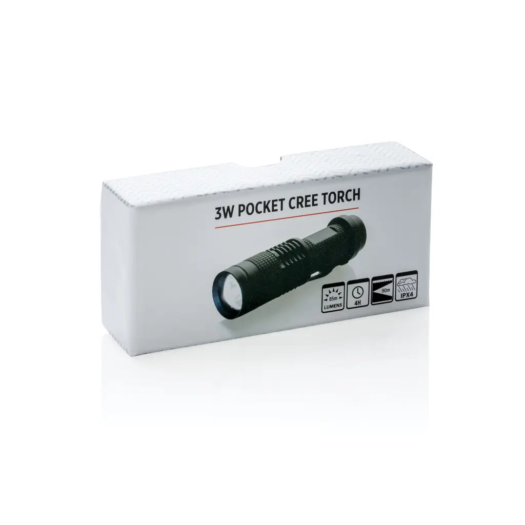 Džepna svjetiljka 3W CREE P513.57 black-5