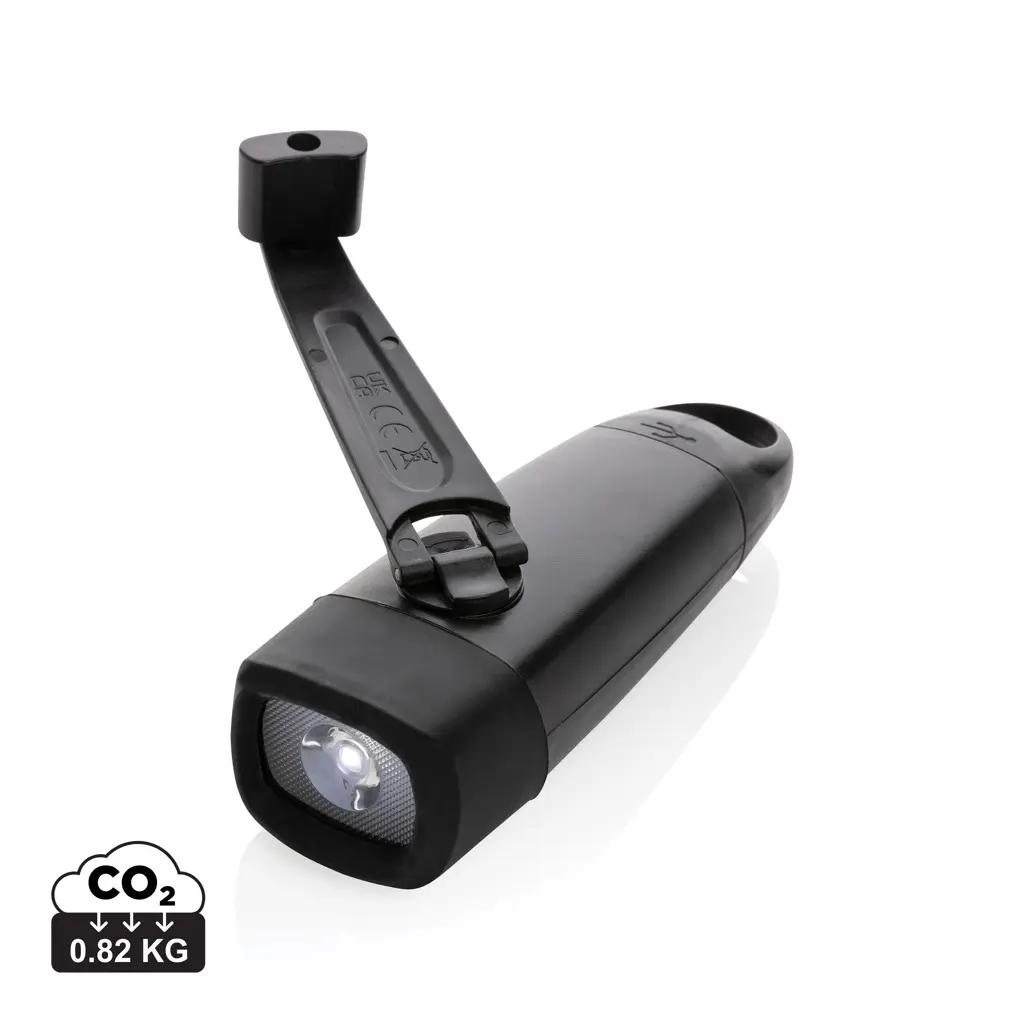 USB punjiva svjetiljka, RCS plastika P513.62 black-0