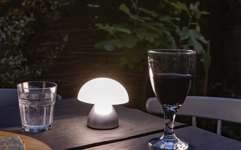 Stolna USB lampa od reciklirane plastike Luming RCS P513.74 grey-7