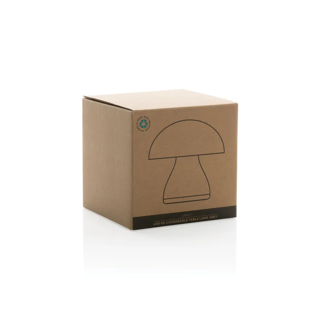 Stolna USB lampa od reciklirane plastike Luming RCS P513.74 grey-12