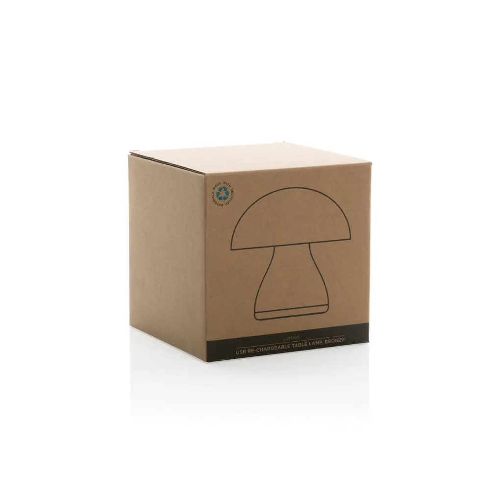 Stolna USB lampa od reciklirane plastike Luming RCS P513.74 bronze-11