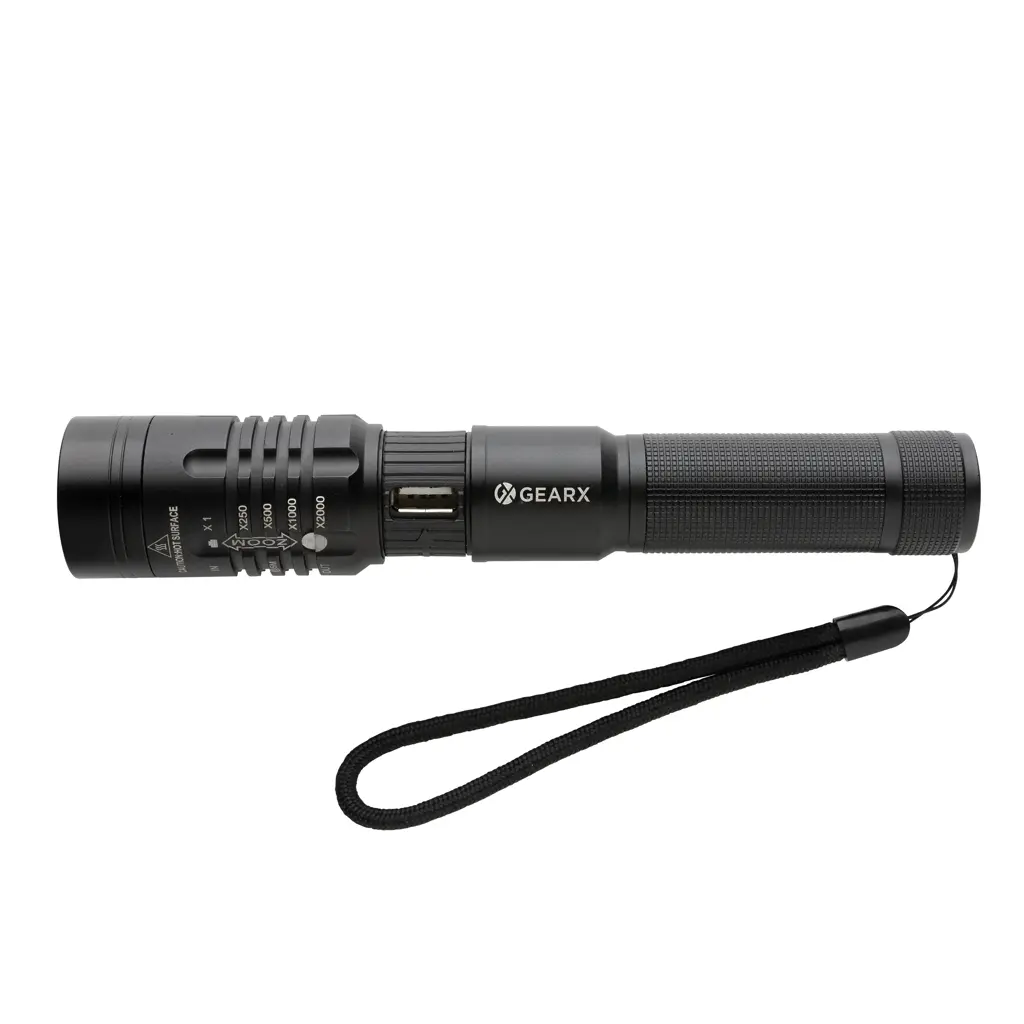 USB punjiva svjetiljka Gear X P513.85 black-4