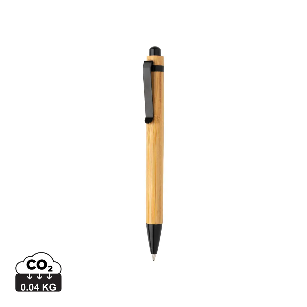 Kemijska olovka od bambusa P610.32 black-0