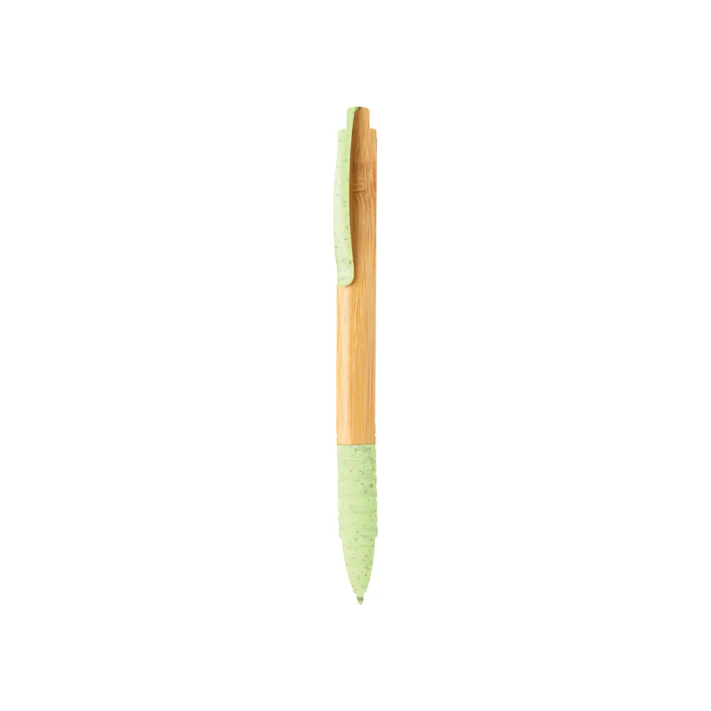 Olovka od bambusa i pšenične slame P610.53 green-1