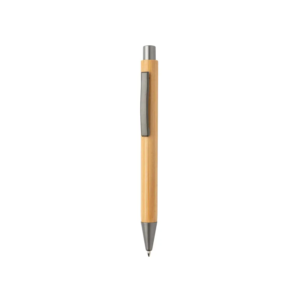 Kemijska olovka od bambusa tankog dizajna P610.56 brown-1