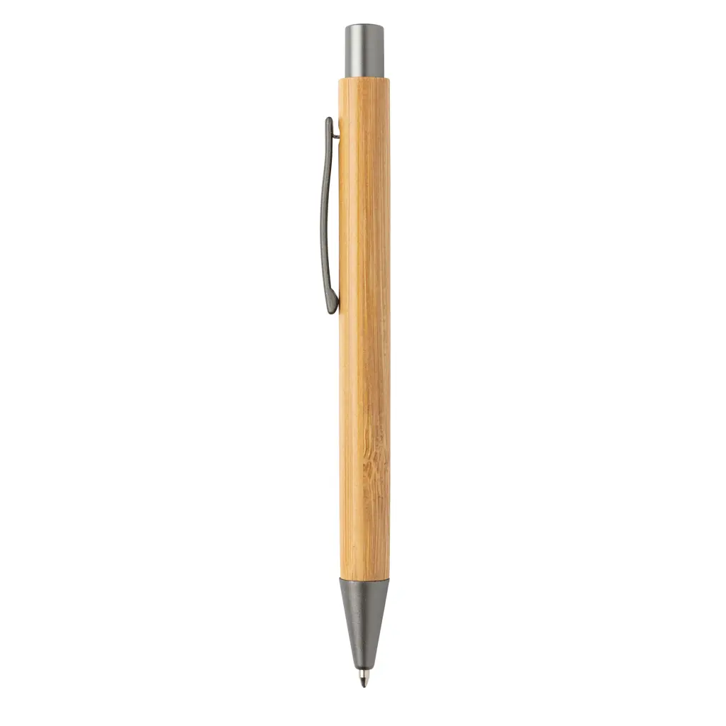 Kemijska olovka od bambusa tankog dizajna P610.56 brown-2