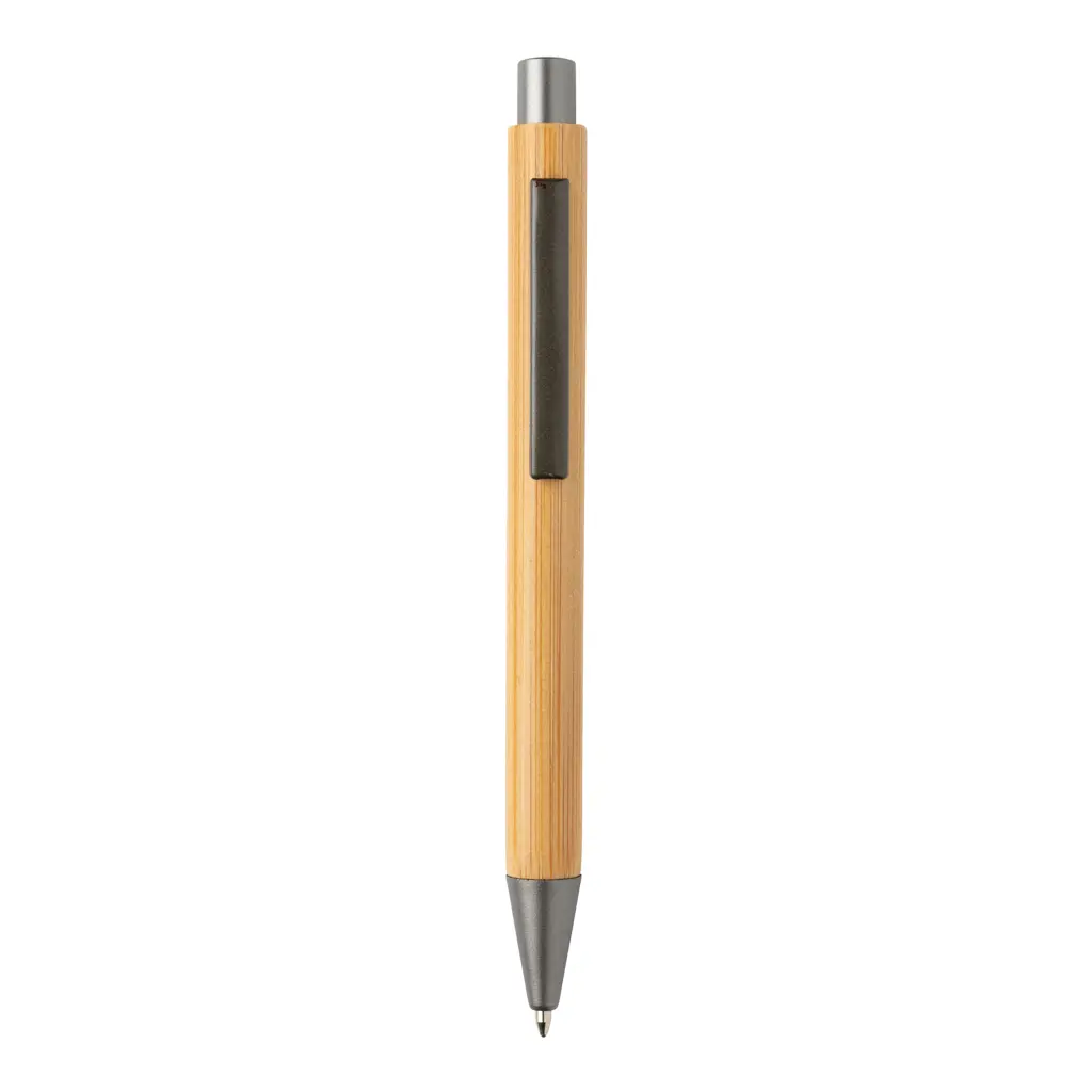 Kemijska olovka od bambusa tankog dizajna P610.56 brown-4