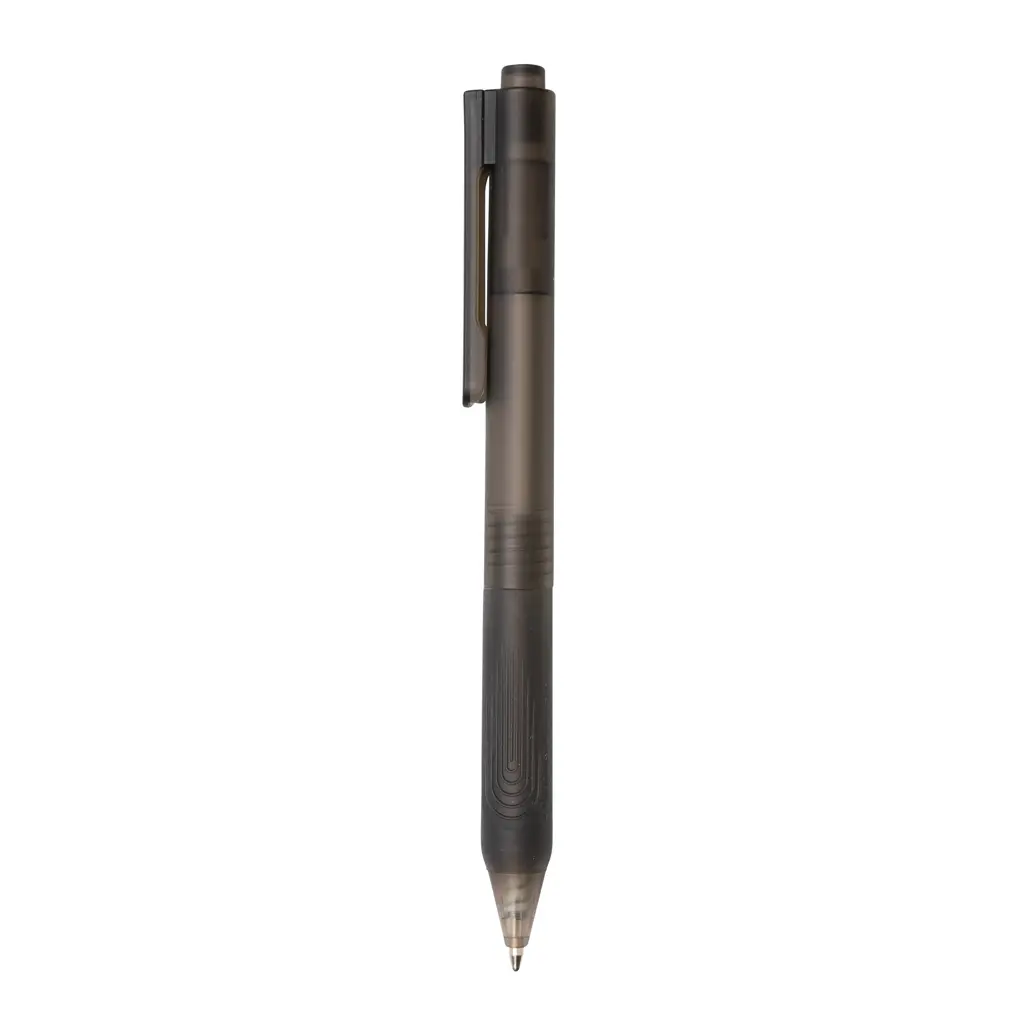 Matirana kemijska olovka sa silikonskim držačem X9 P610.79 black-4