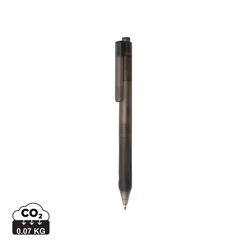 Matirana kemijska olovka sa silikonskim držačem X9 P610.79 black-0