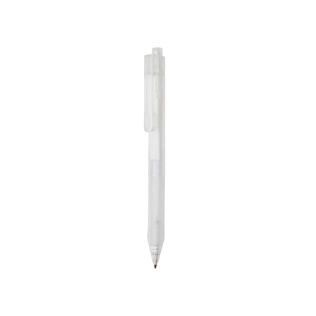 Matirana kemijska olovka sa silikonskim držačem X9 P610.79 white-1