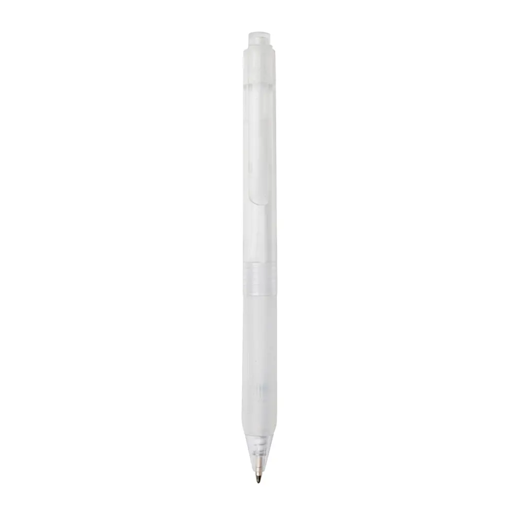 Matirana kemijska olovka sa silikonskim držačem X9 P610.79 white-2