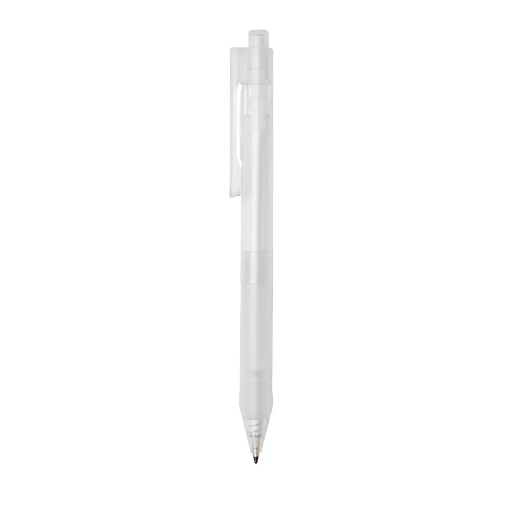 Matirana kemijska olovka sa silikonskim držačem X9 P610.79 white-4