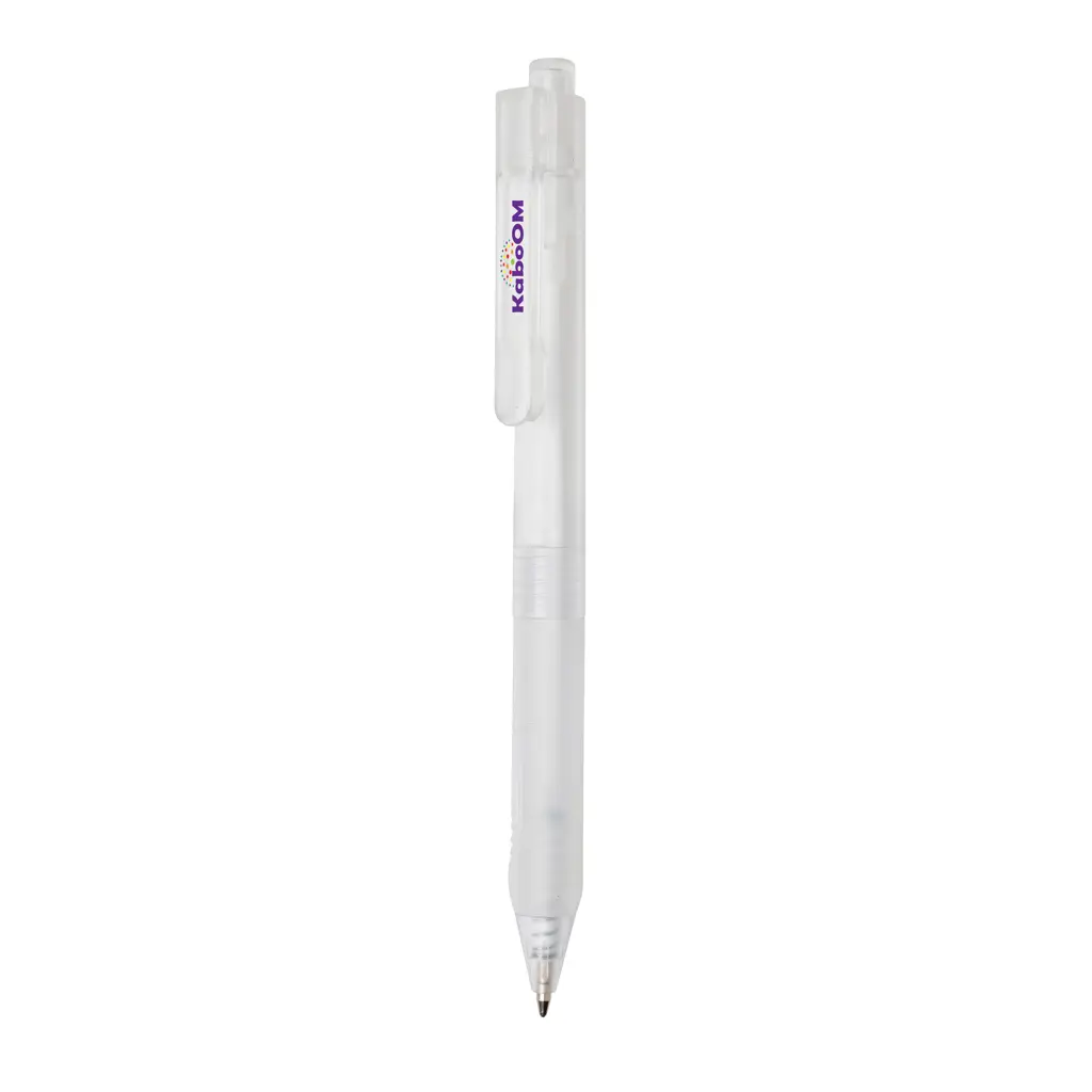 Matirana kemijska olovka sa silikonskim držačem X9 P610.79 white-3