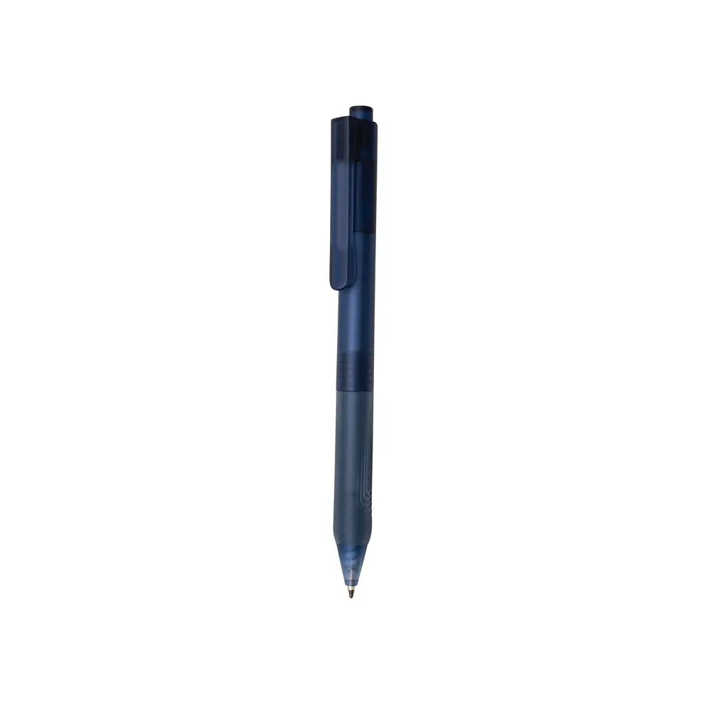 Matirana kemijska olovka sa silikonskim držačem X9 P610.79 navy-1