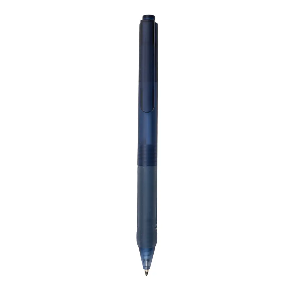 Matirana kemijska olovka sa silikonskim držačem X9 P610.79 navy-2