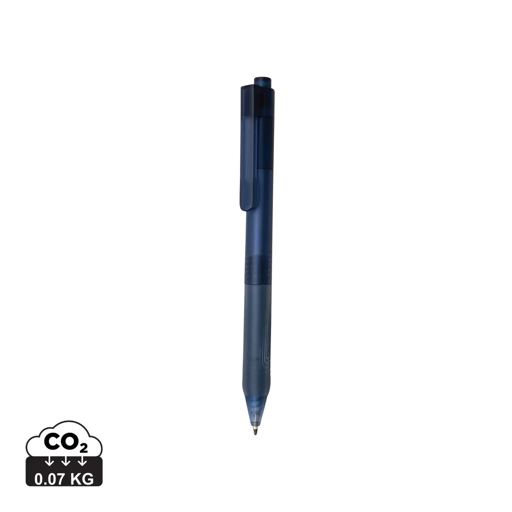 Matirana kemijska olovka sa silikonskim držačem X9 P610.79 navy-0