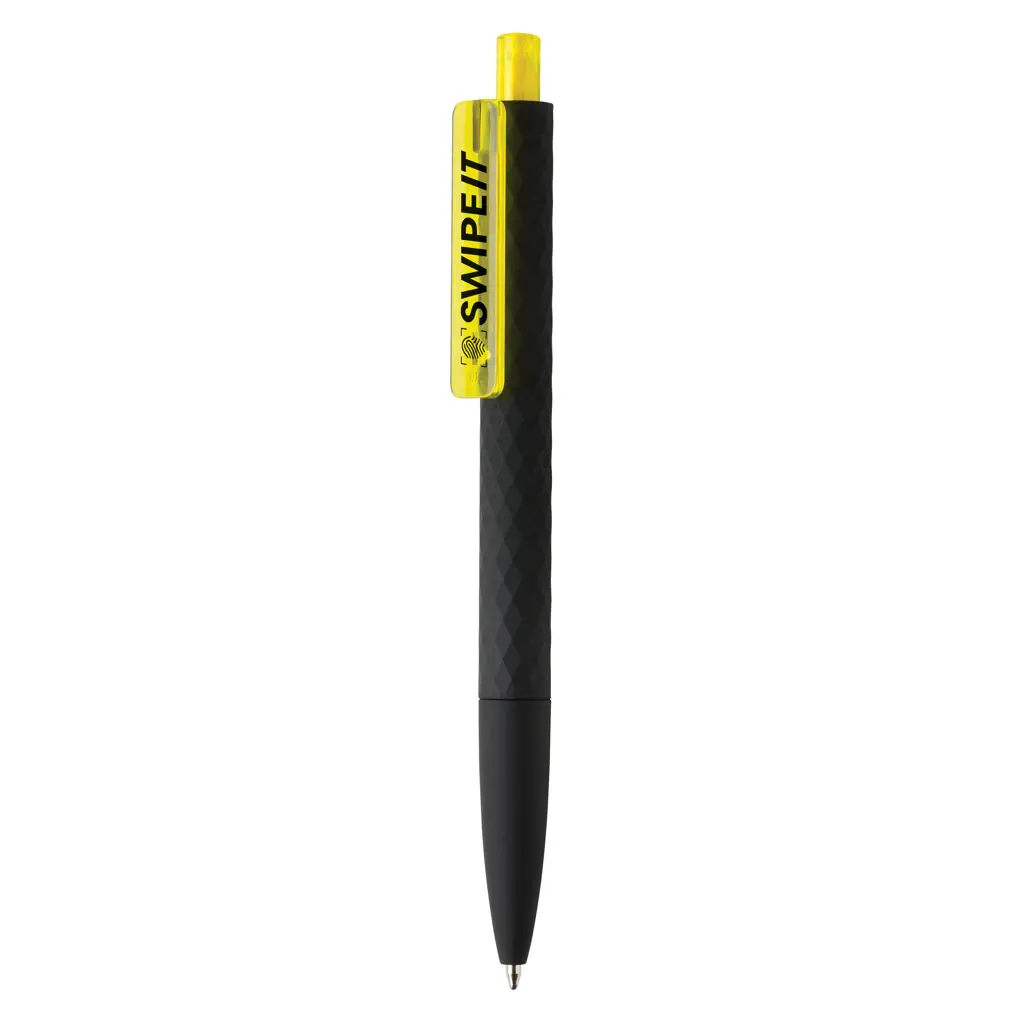 Kemijska olovka X3 Soft Black P610.97 yellow-3