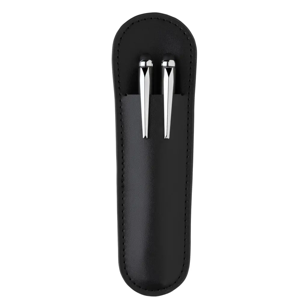 Set kemijskih olovki u PU torbici Swiss peak P611.01 black-2