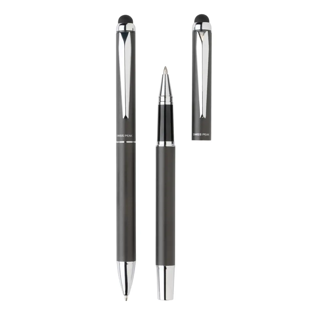 Set kemijskih olovki u PU torbici Swiss peak P611.01 black-4