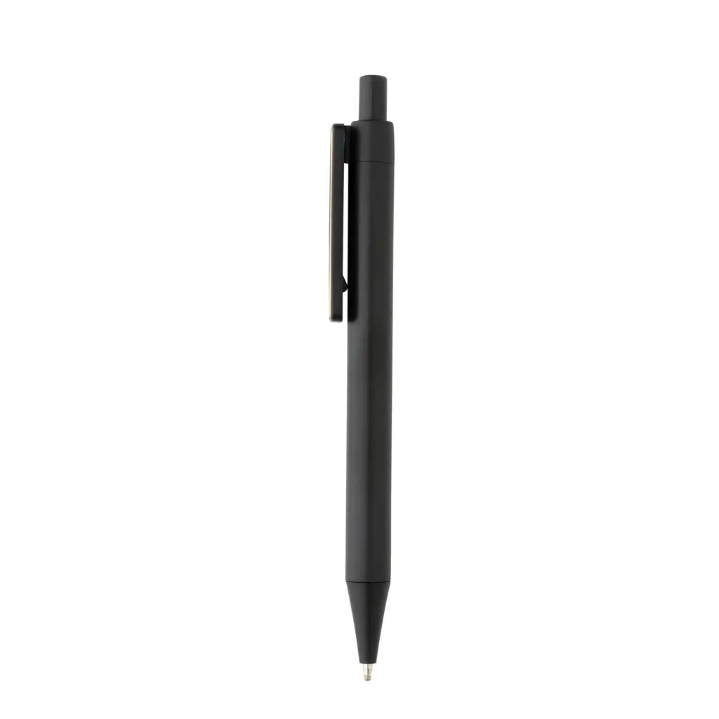 Kemijska olovka s klipsom od bambusa GRS RABS P611.08 black-4