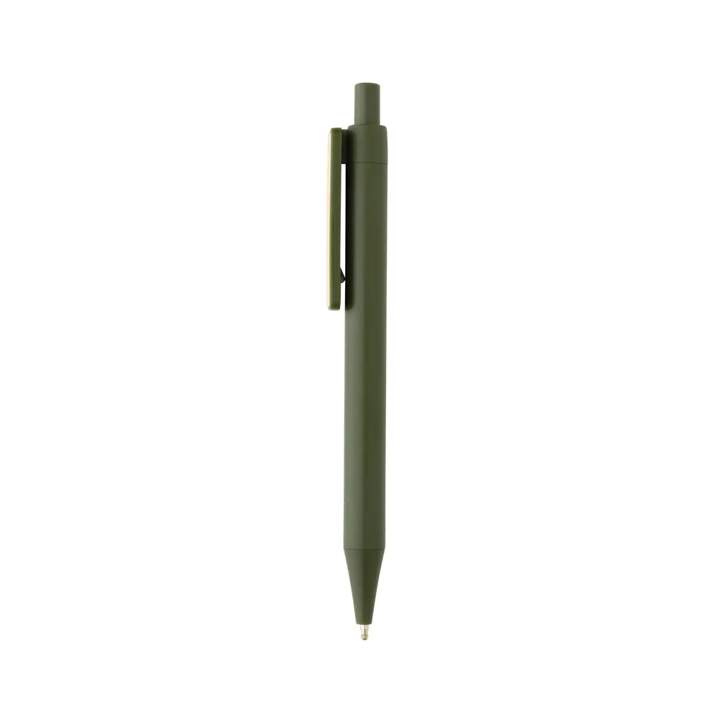 Kemijska olovka s klipsom od bambusa GRS RABS P611.08 green-4