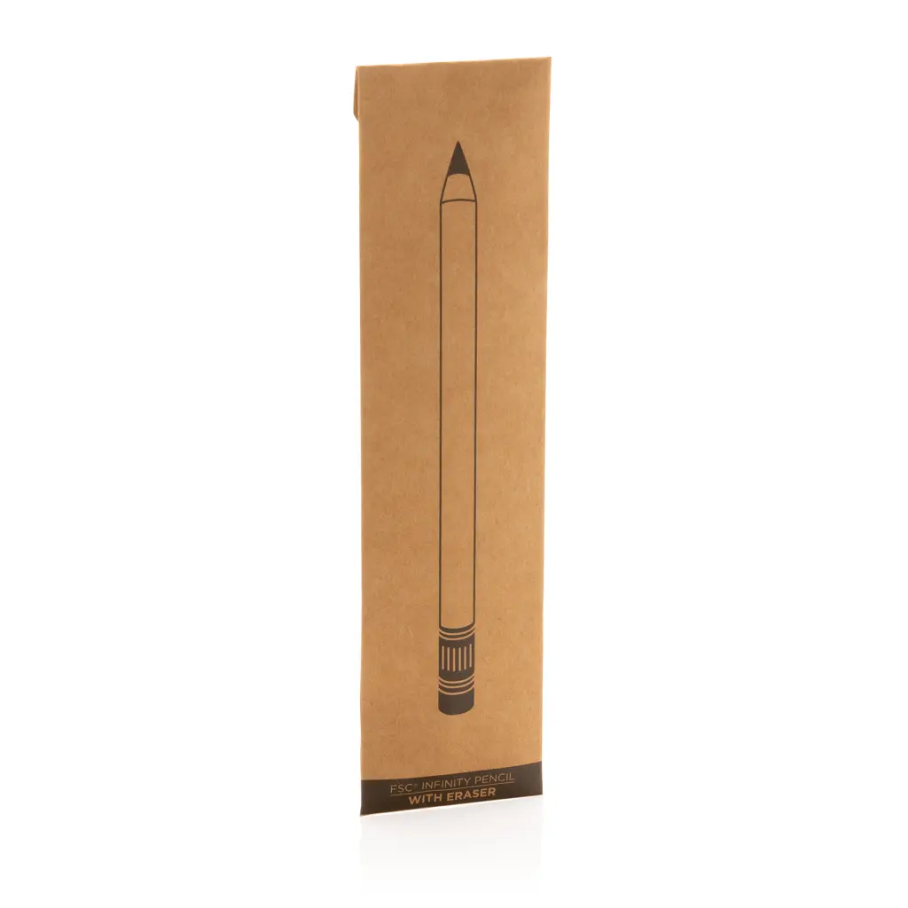Olovka bez tinte s gumicom P611.09 brown-11