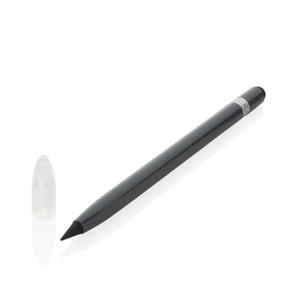 Aluminijska olovka bez tinte s gumicom P611.12 grey-1
