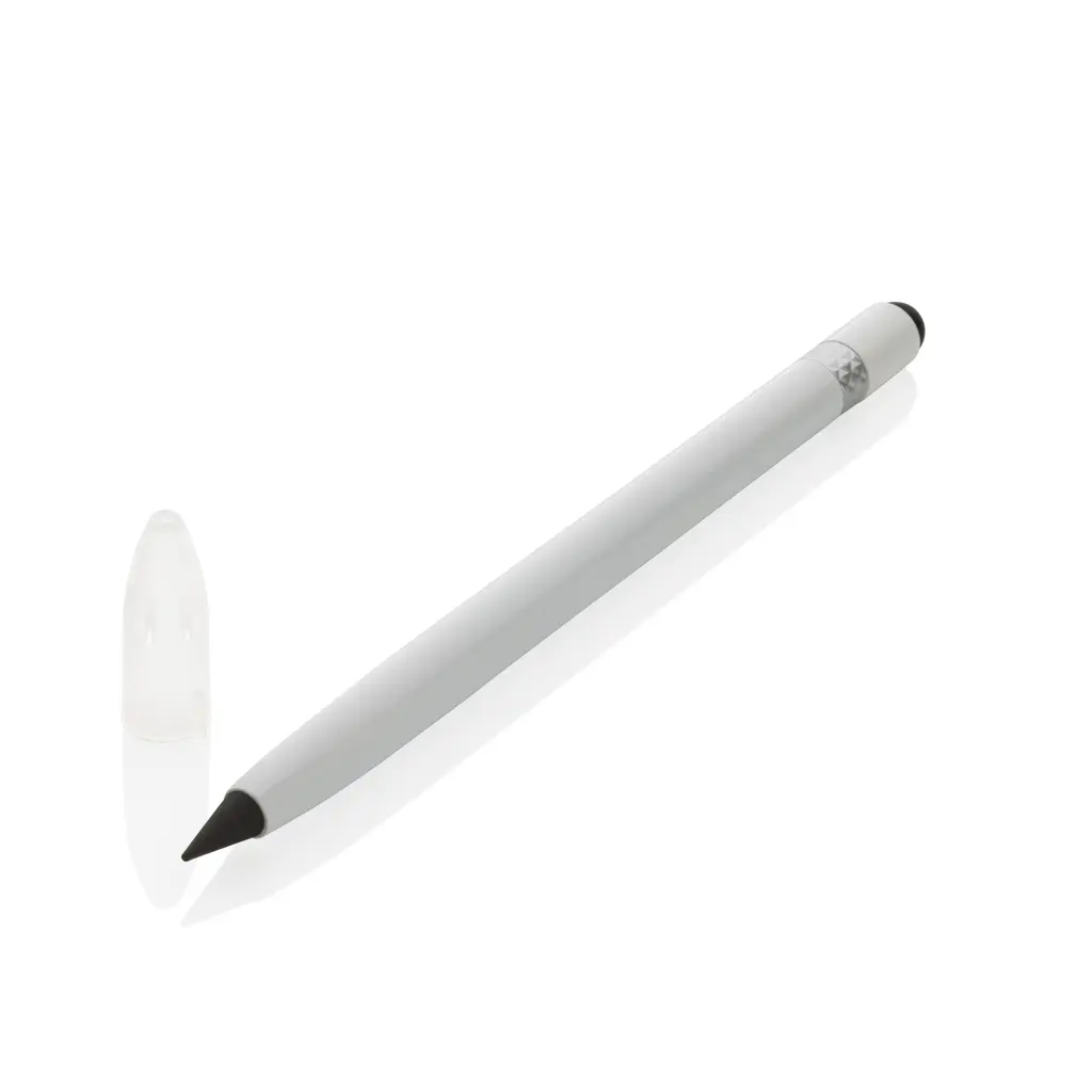 Aluminijska olovka bez tinte s gumicom P611.12 white-1