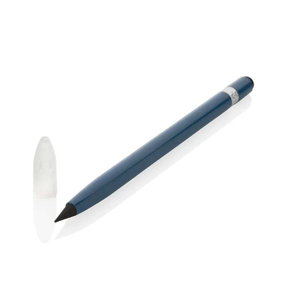 Aluminijska olovka bez tinte s gumicom P611.12 blue-1