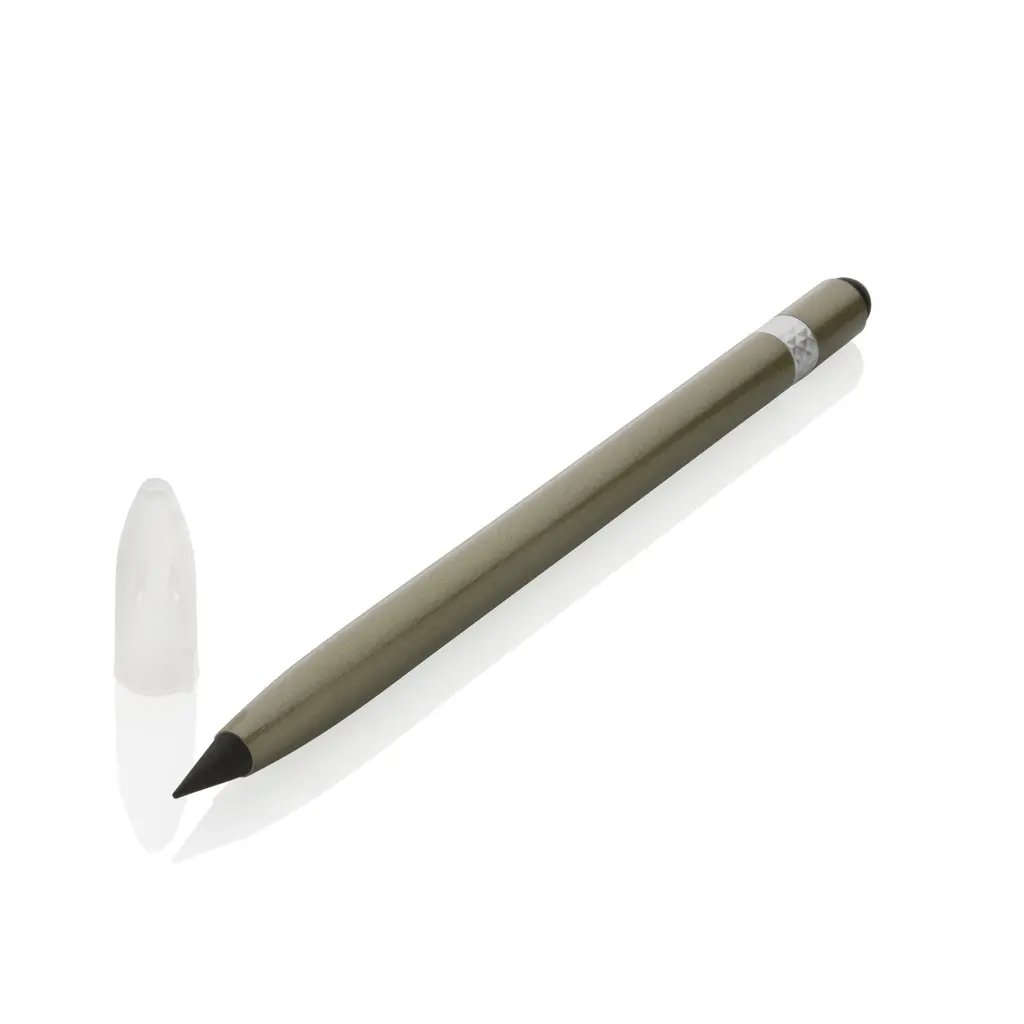 Aluminijska olovka bez tinte s gumicom P611.12 green-1