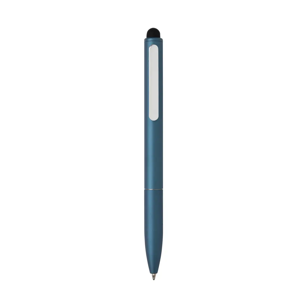 Touch screen kemijska olovka od recikliranog aluminija Kymi P611.23 royal blue-2