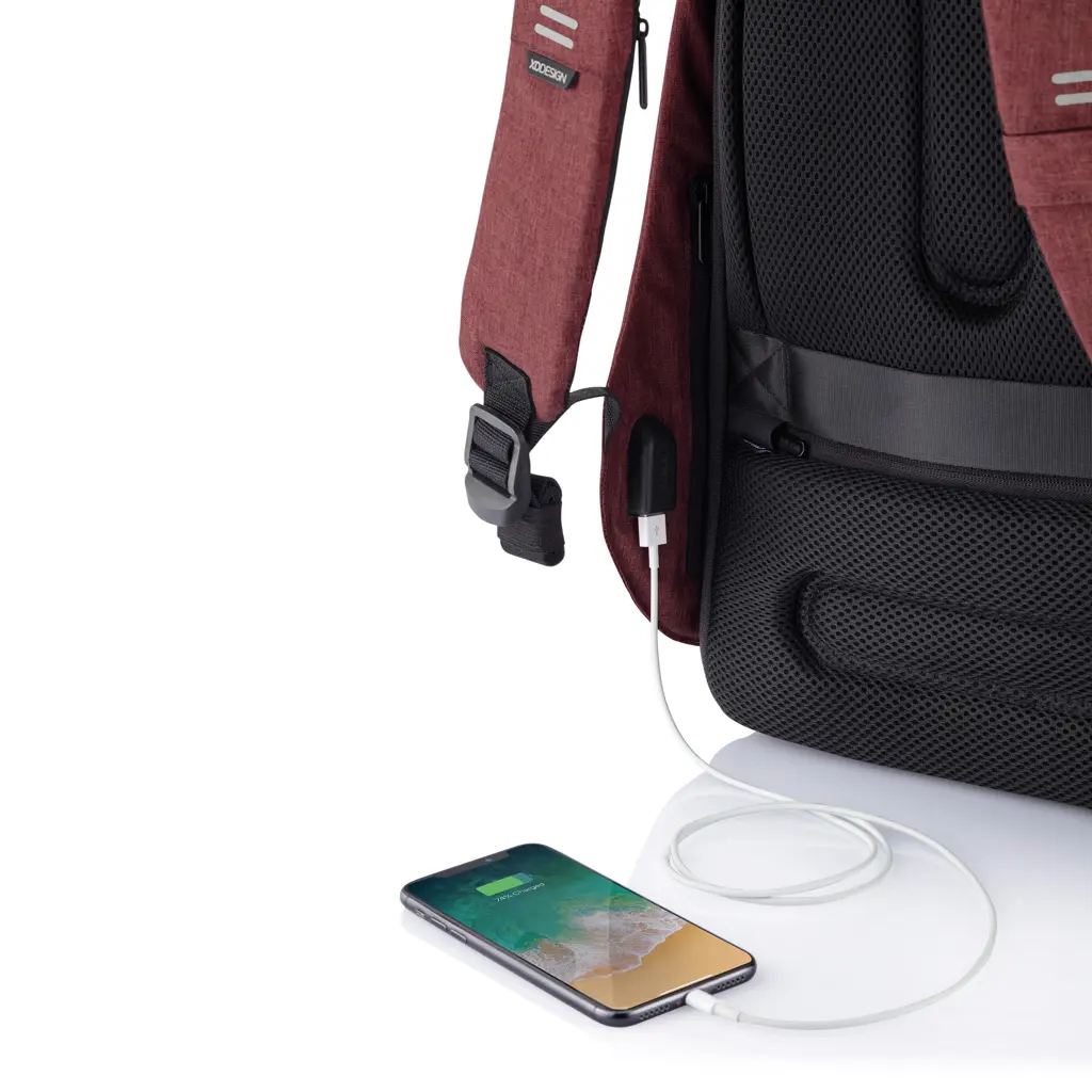 Ruksak Bobby Hero Small sa zaštitom od krađe P705.70 red-9