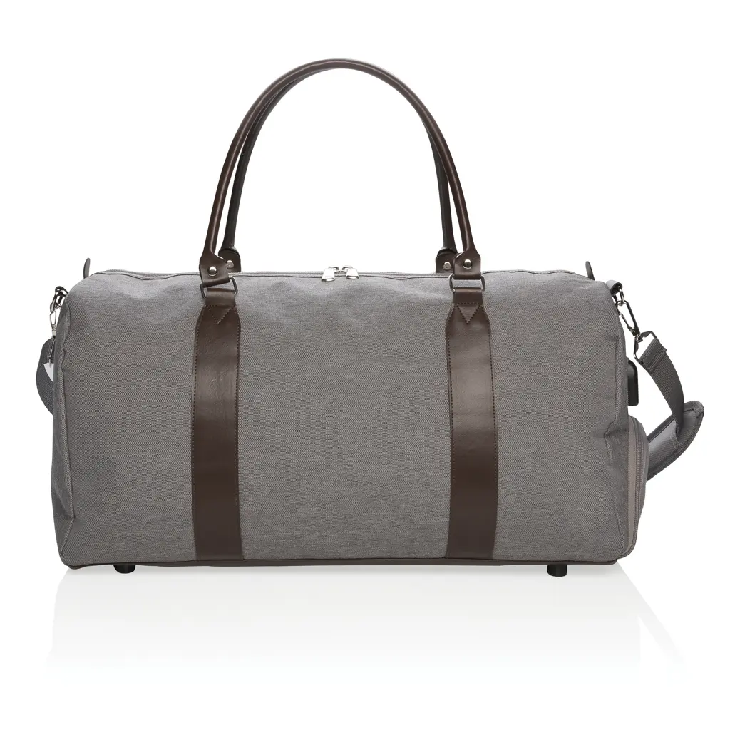 Vikend torba sa USB A izlazom P707.05 grey-6
