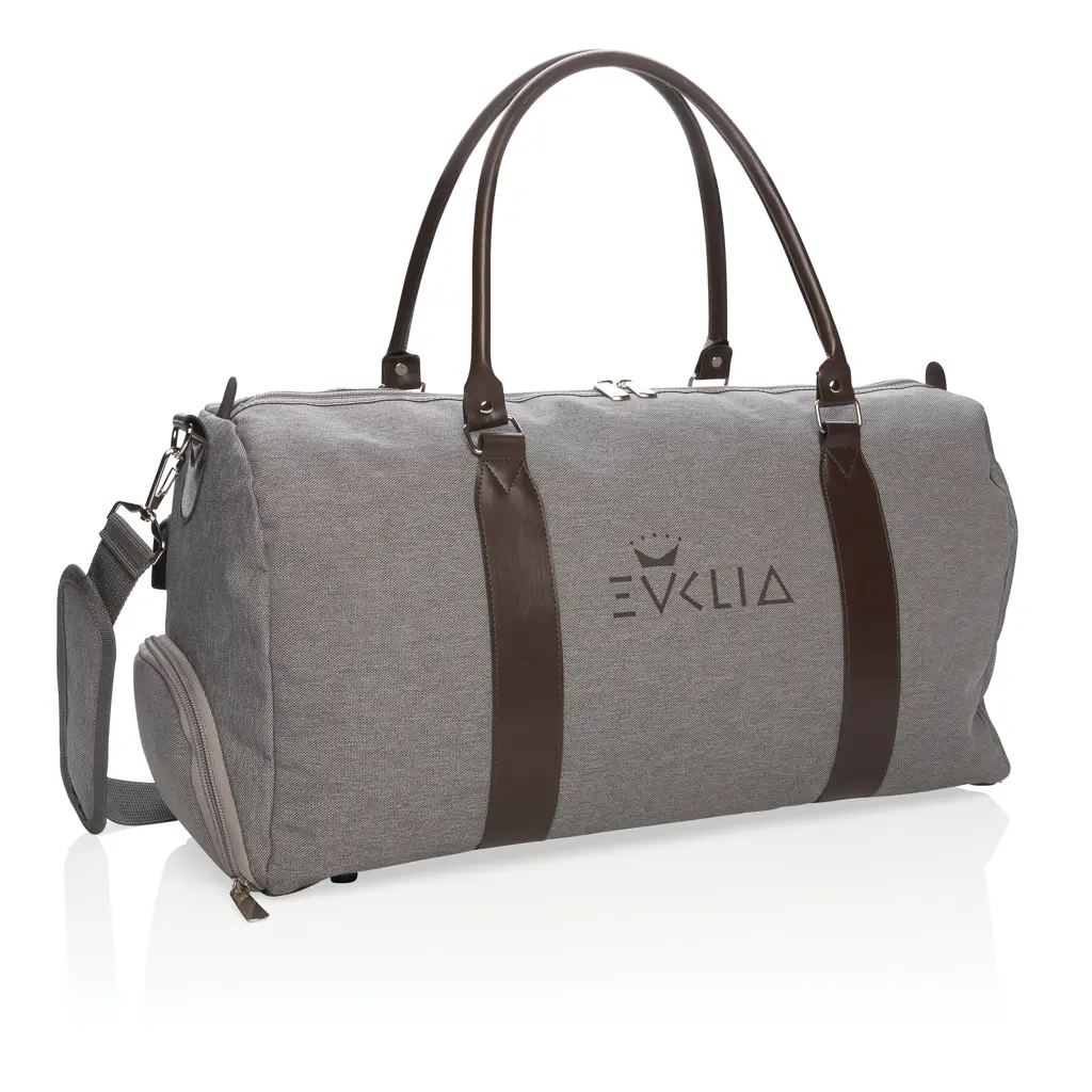 Vikend torba sa USB A izlazom P707.05 grey-3